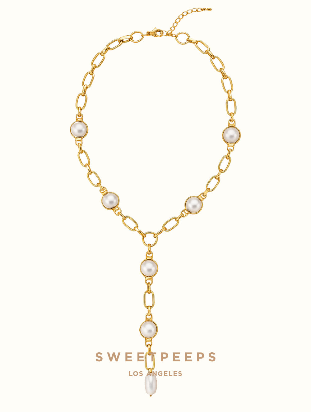 Water Siren Pearl Drop Necklace