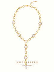 Water Siren Pearl Drop Necklace