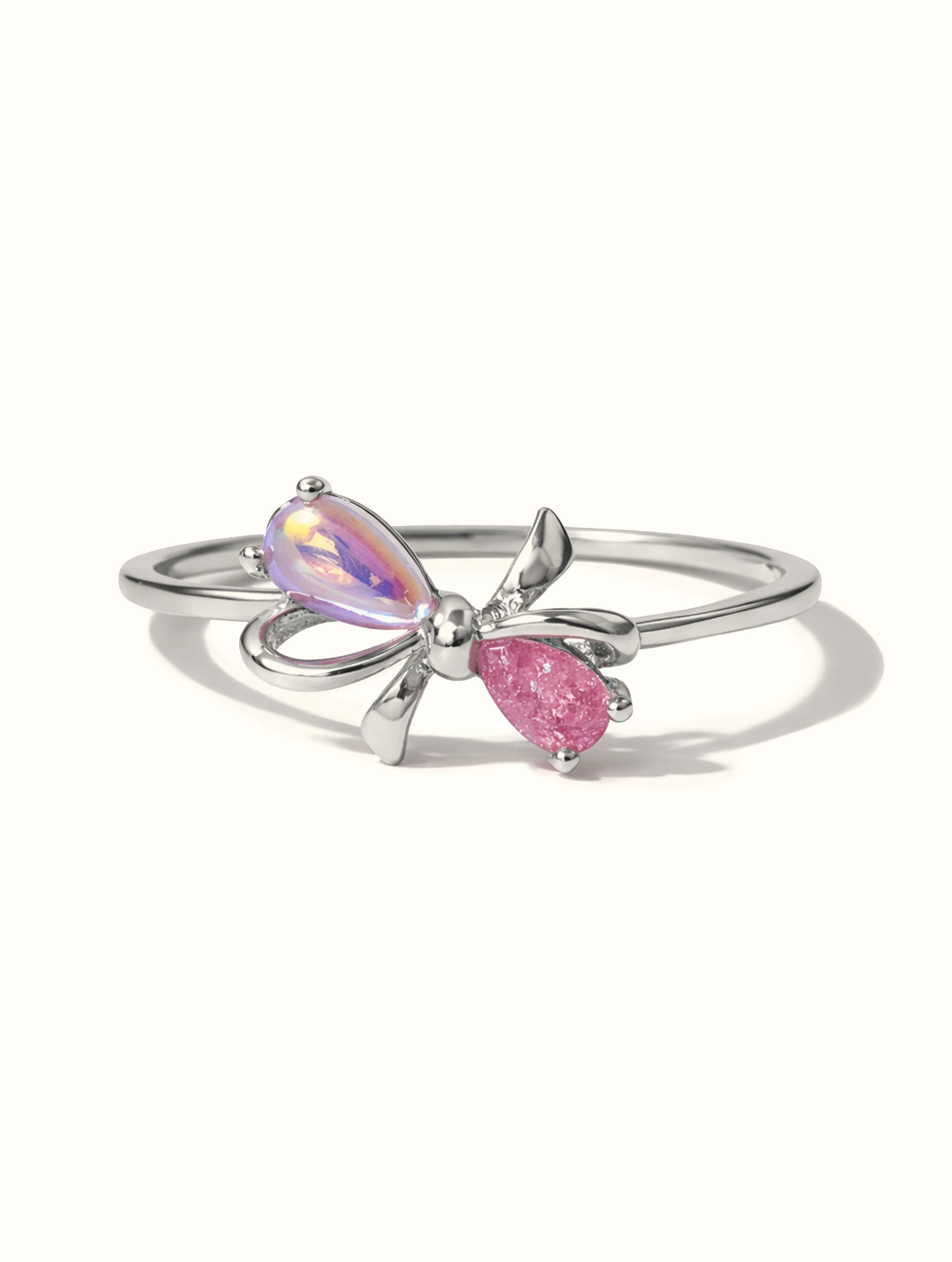 Vivienne Bow Ring - Silver