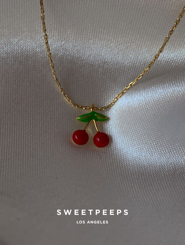 Brandi Sweet Cherry Necklace