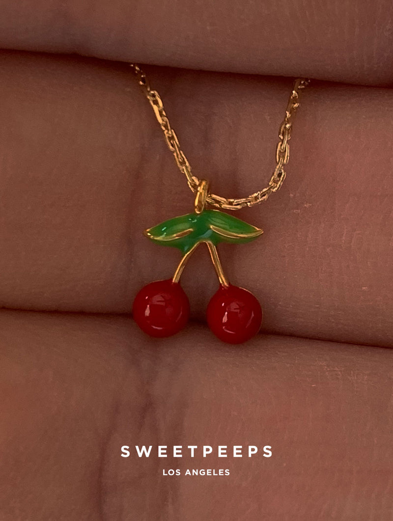 Brandi Sweet Cherry Necklace