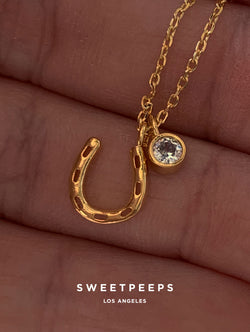 Indie Lucky Horseshoe Necklace