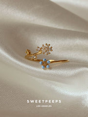 Bluestar Tiny Flower Ring