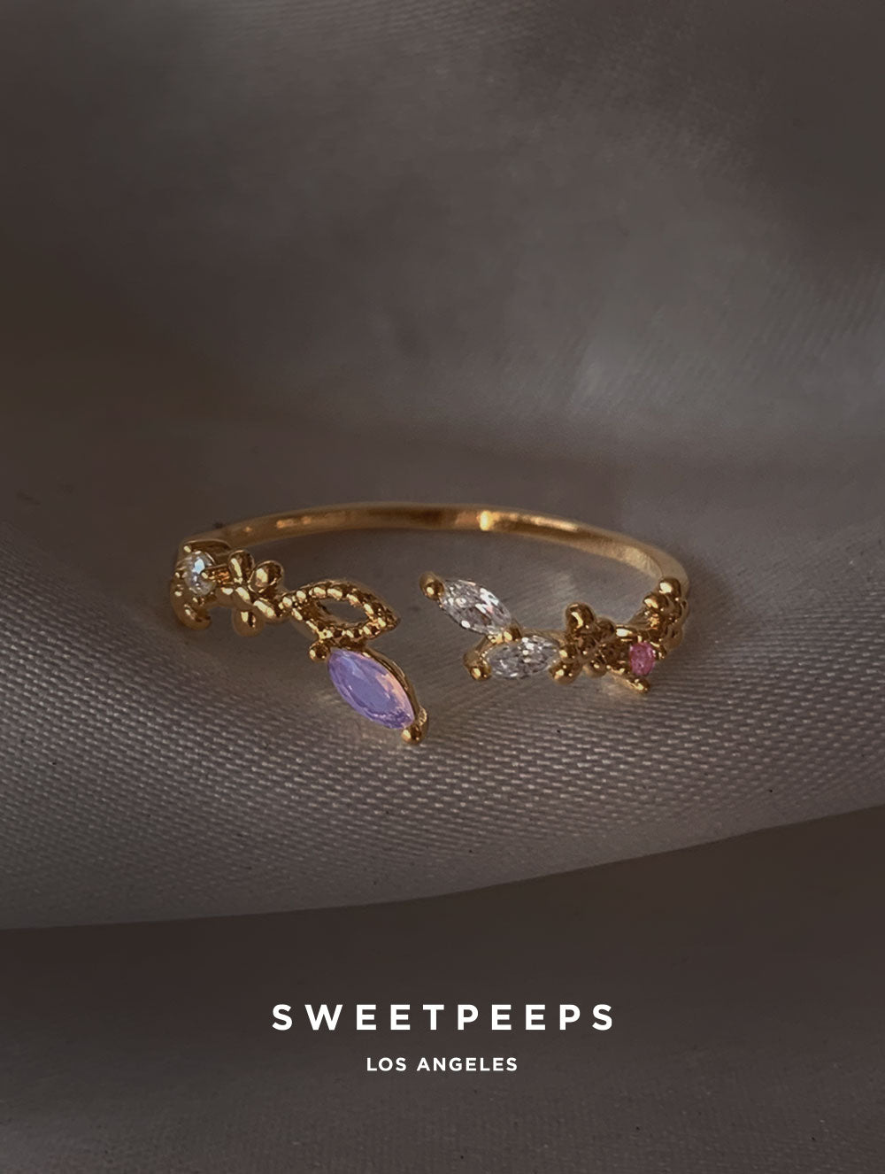 Alayna Leaf Ring