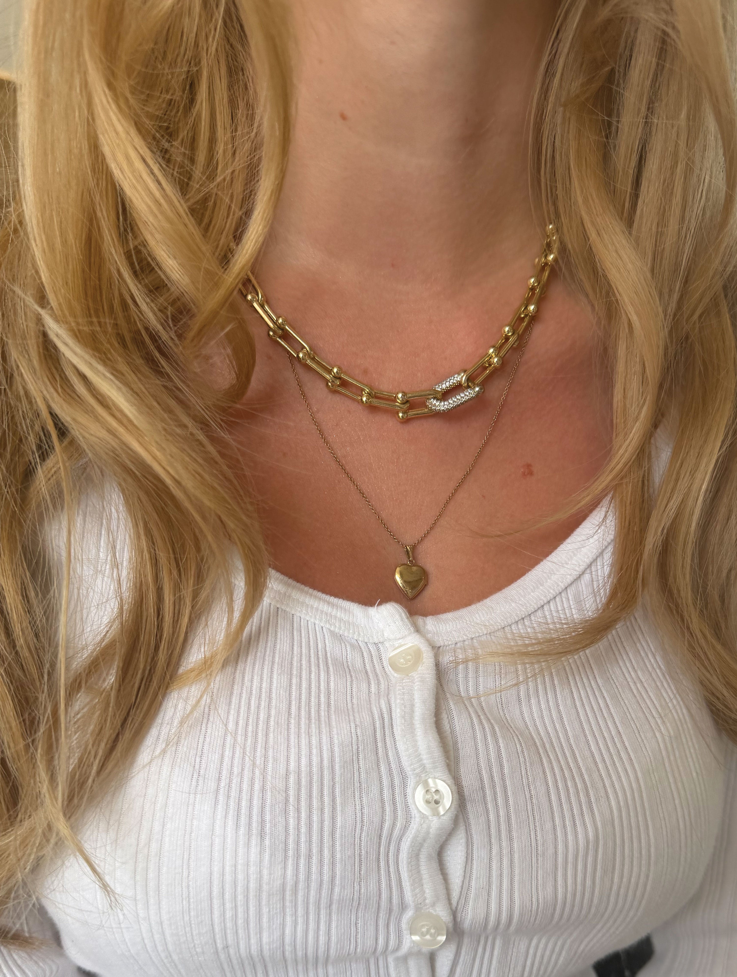 Link CZ Necklace
