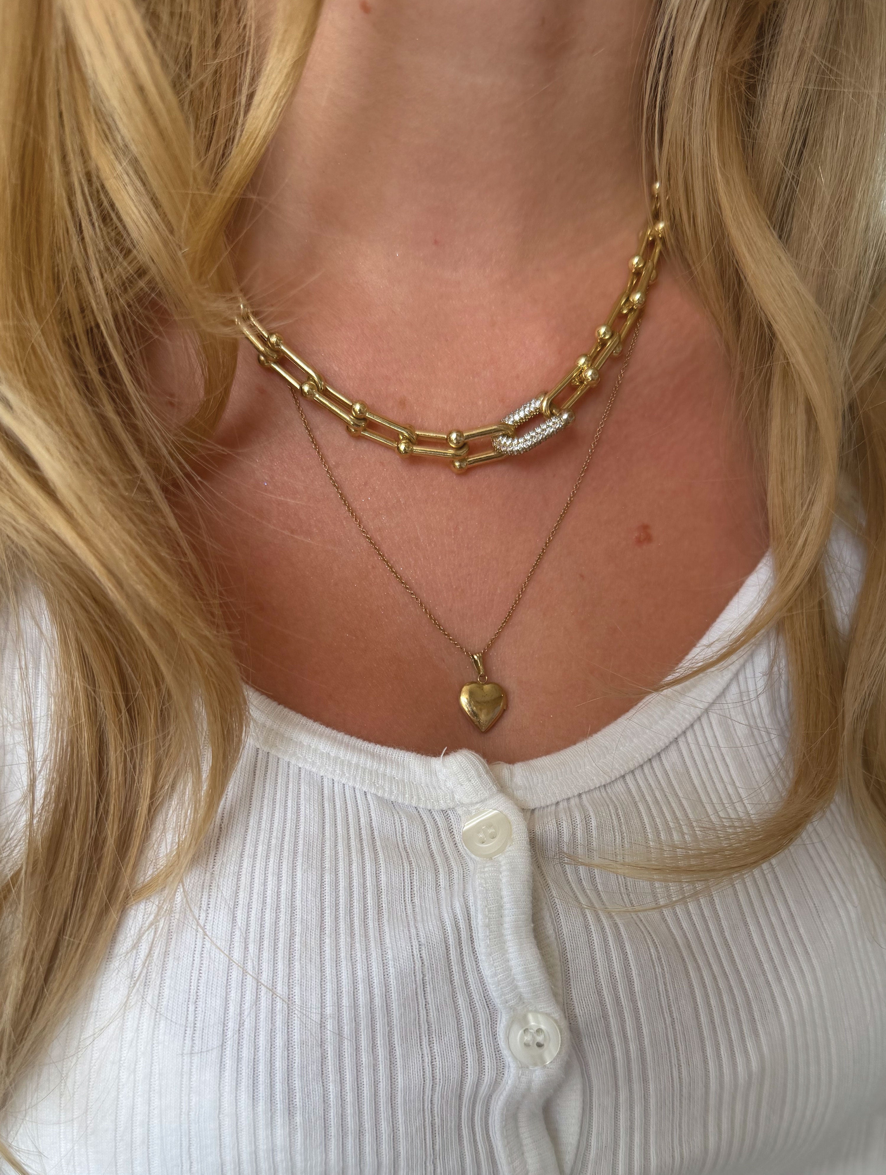 Link CZ Necklace
