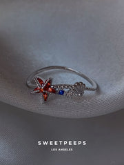 Aerolynn Starfish Ring - Silver