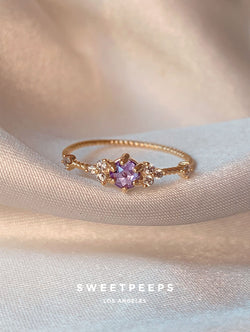Elaina Lavender Ring