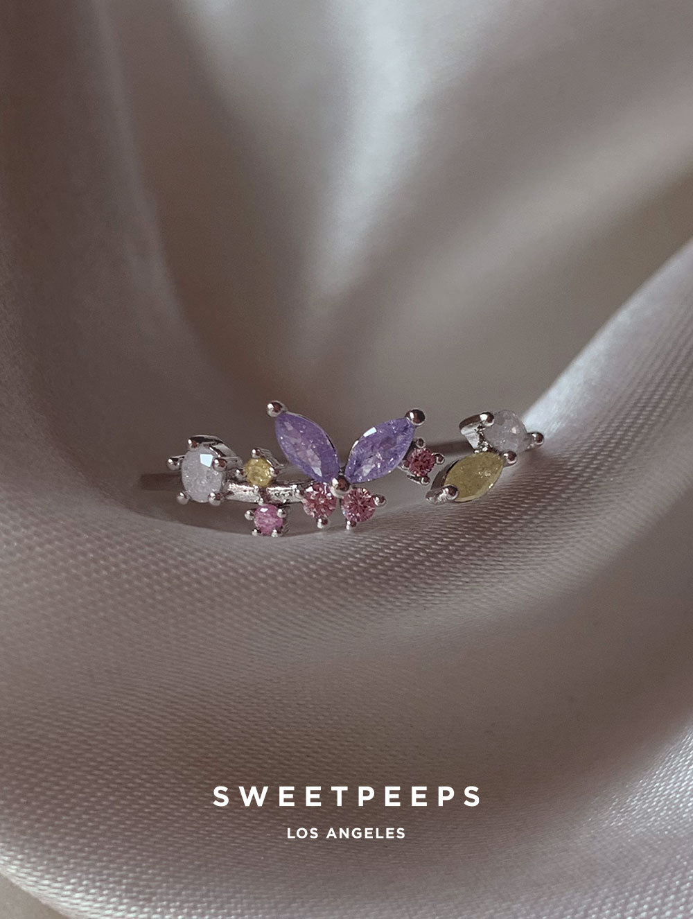 Jeannie Dainty Ring - Silver