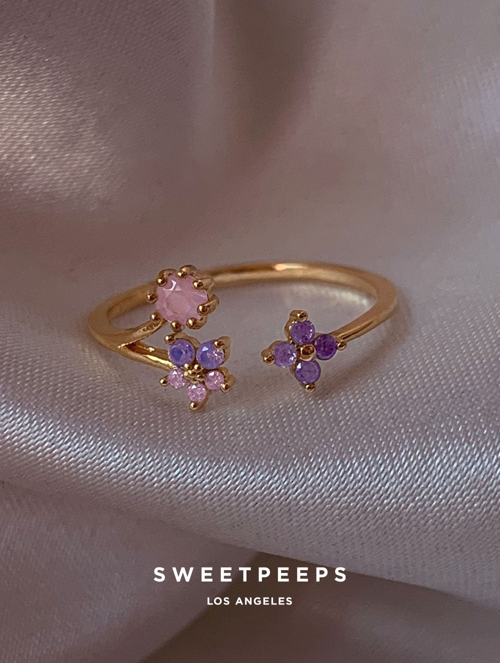 Brynne Floral Wrap Ring