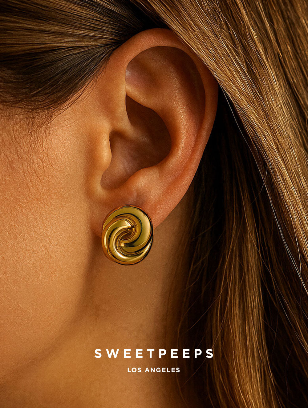 Classic Croissant Studs