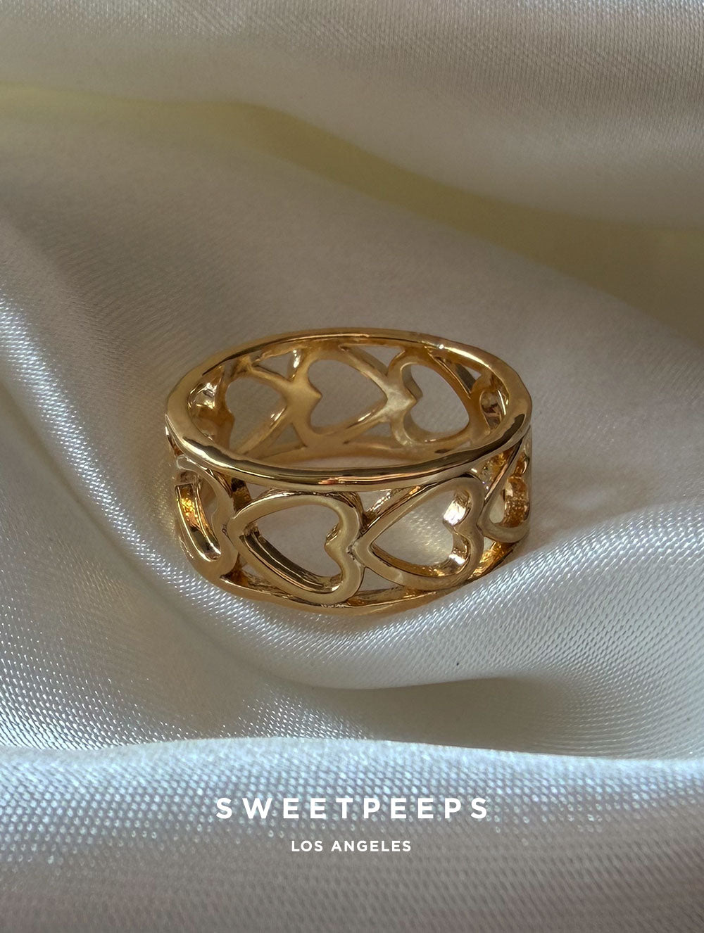 Roselle Heart Statement Ring