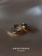 Matisse Mixed Metal Tiny Hoops