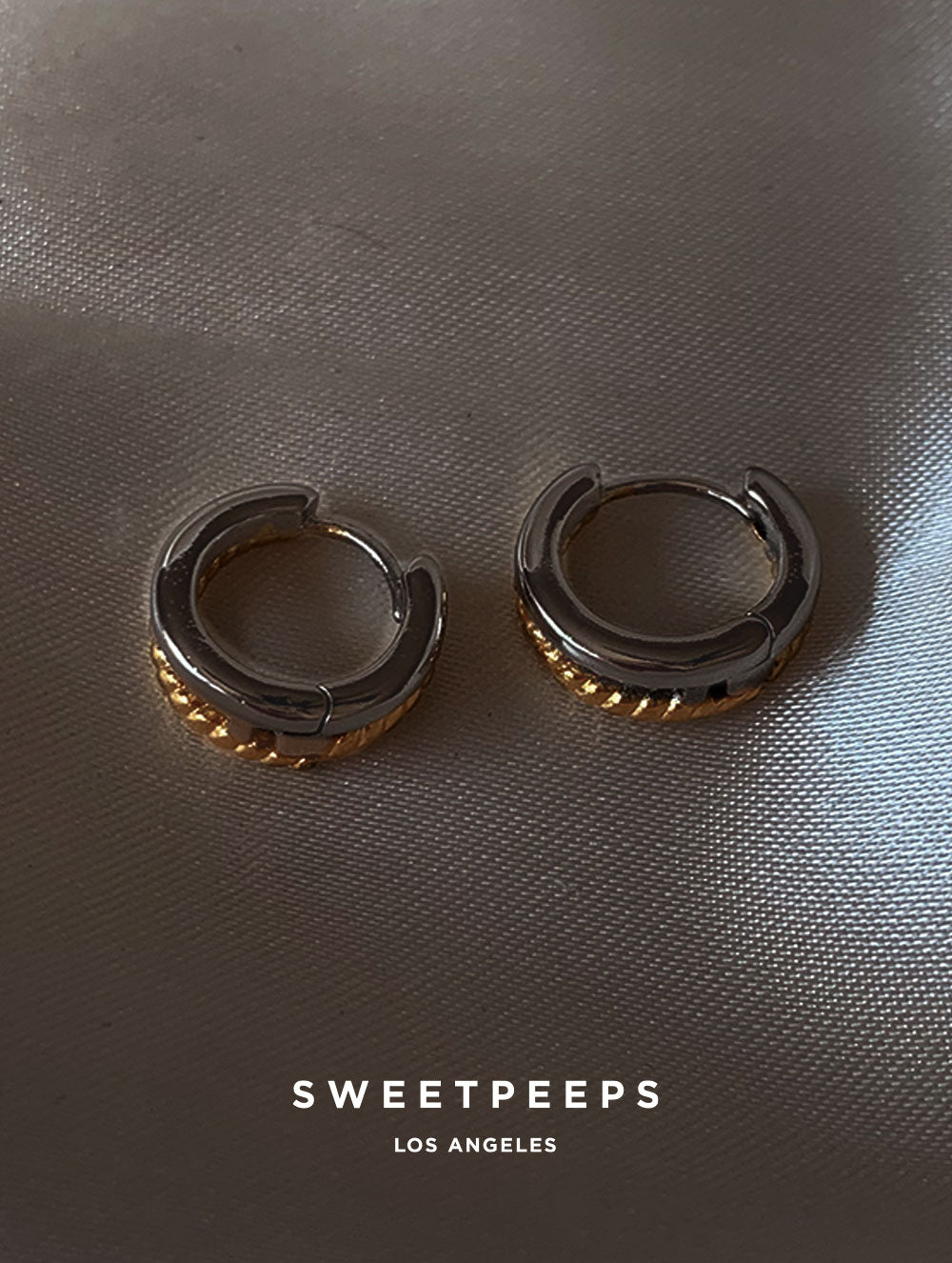 Matisse Mixed Metal Tiny Hoops