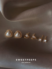 Apphia Heart Stud Set