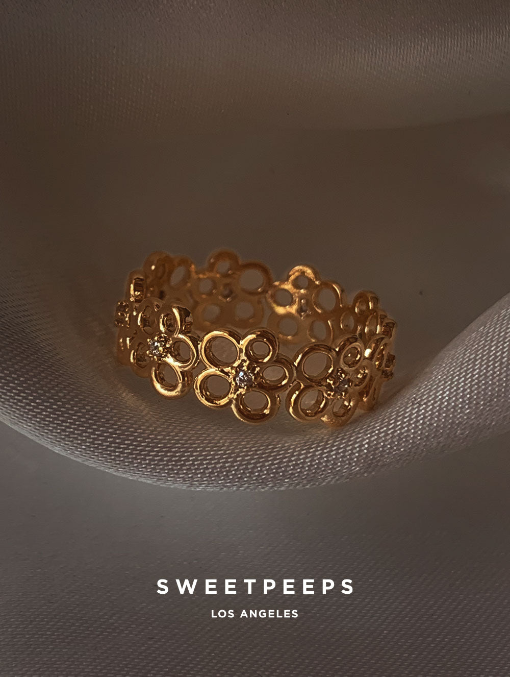 Monet Floral Band Ring