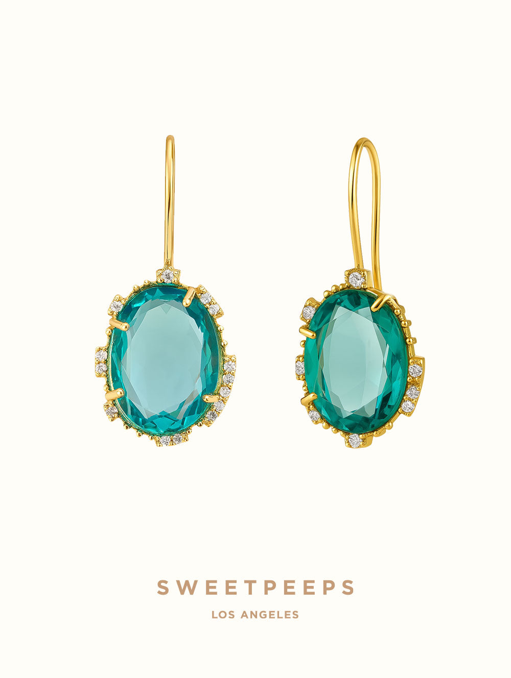 Celadon Teal Earrings