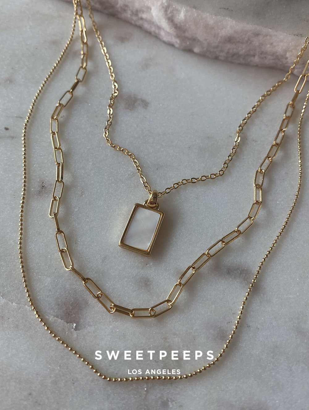 Penny 3 Layered Necklace