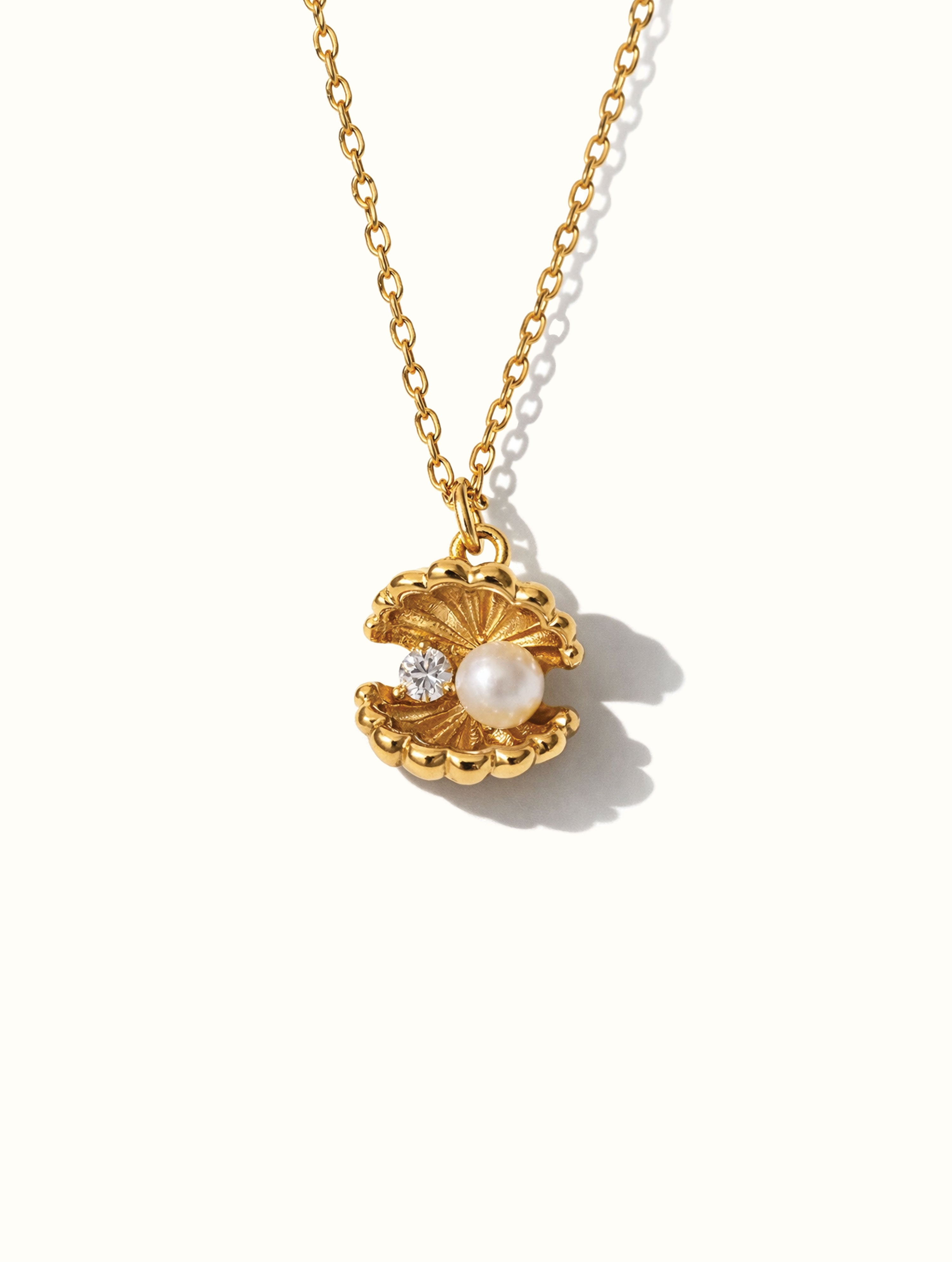 Liora Clam Pearl Necklace