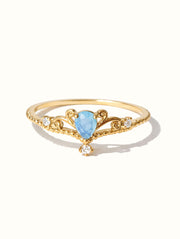 Aviva Princess Aqua Ring
