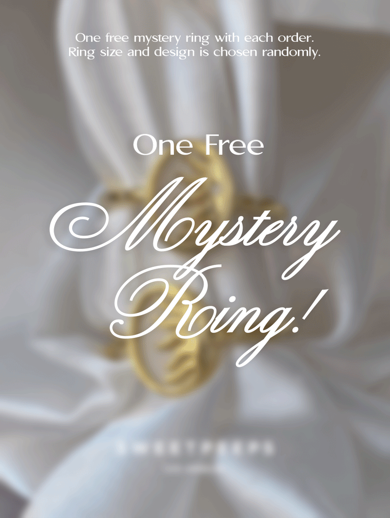 Free Gift With $59 - One Free Mystery Ring
