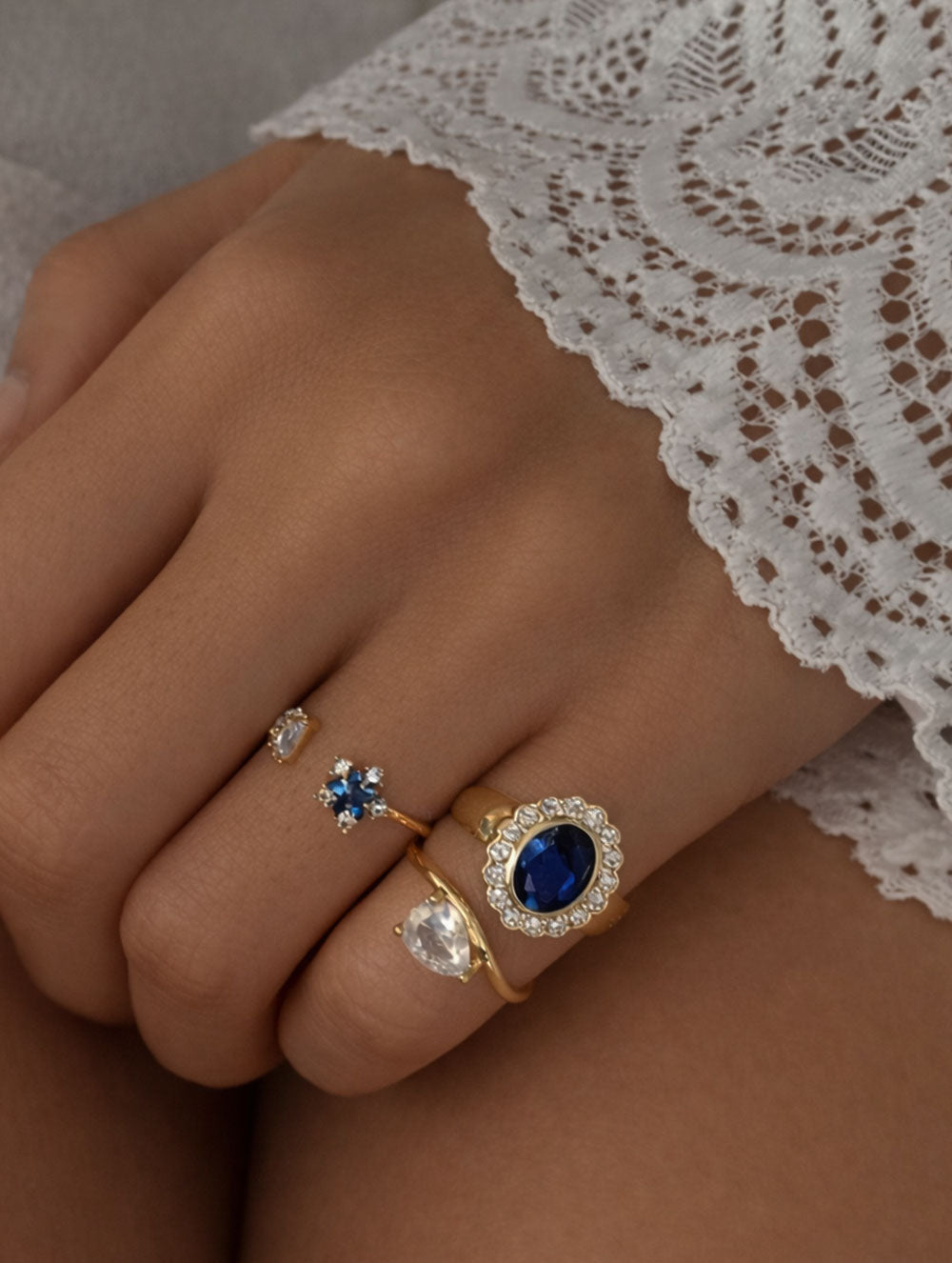 Calm Energy Pinky Ring