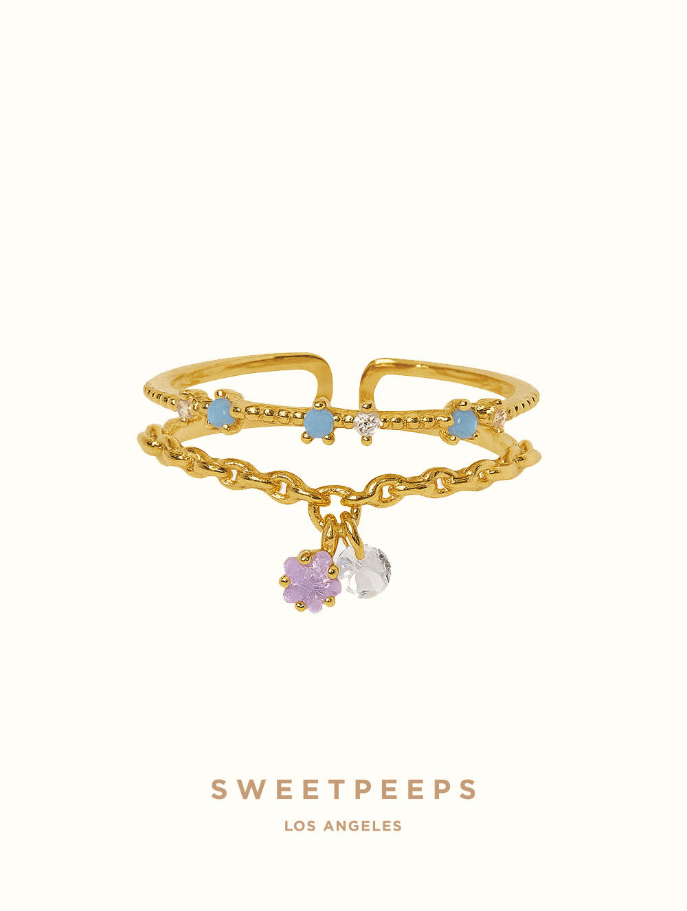 Allegra Star Charms Ring
