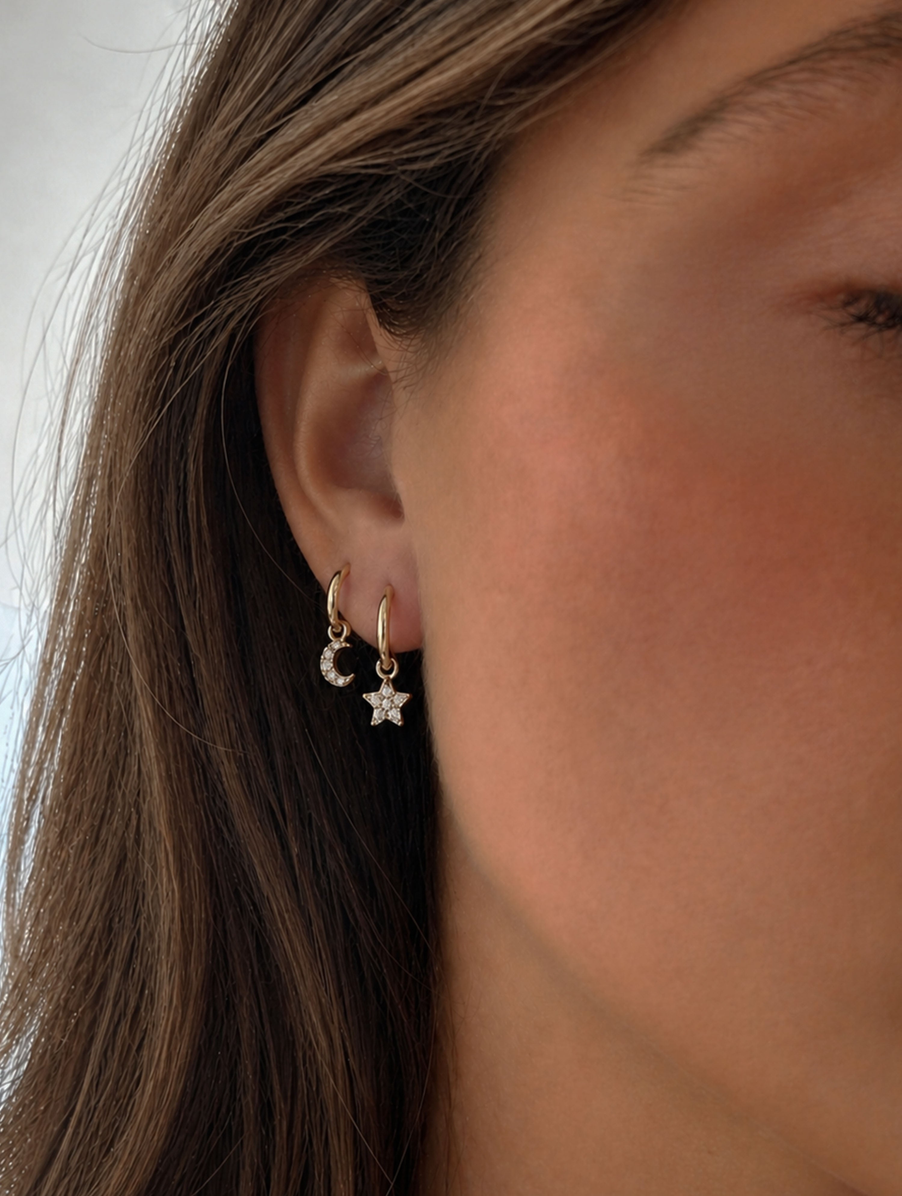 Annie Star & Moon Hoops