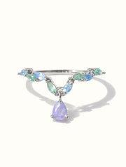 Madeleine Leaves Ring - Silver