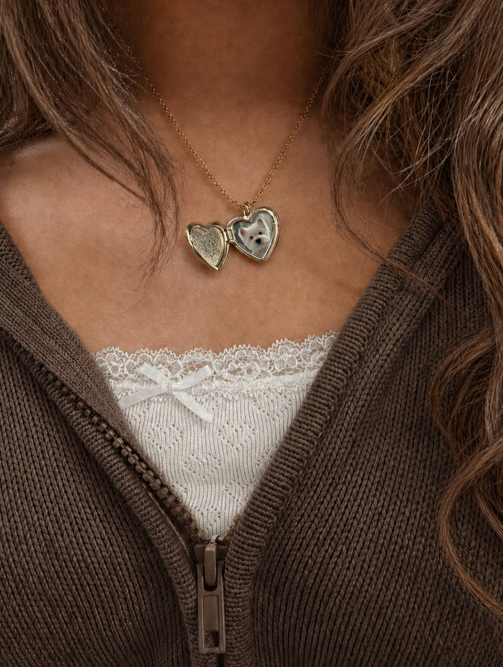 Stella Heart Locket Necklace