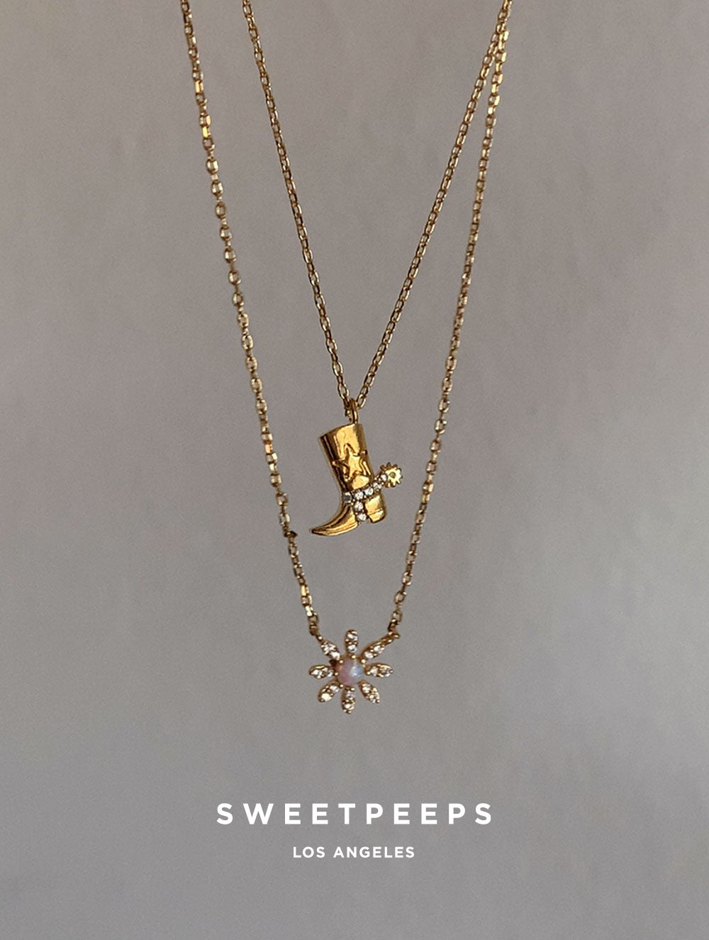 Amber Lily Necklace