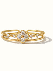 Jovie Clover Band Ring