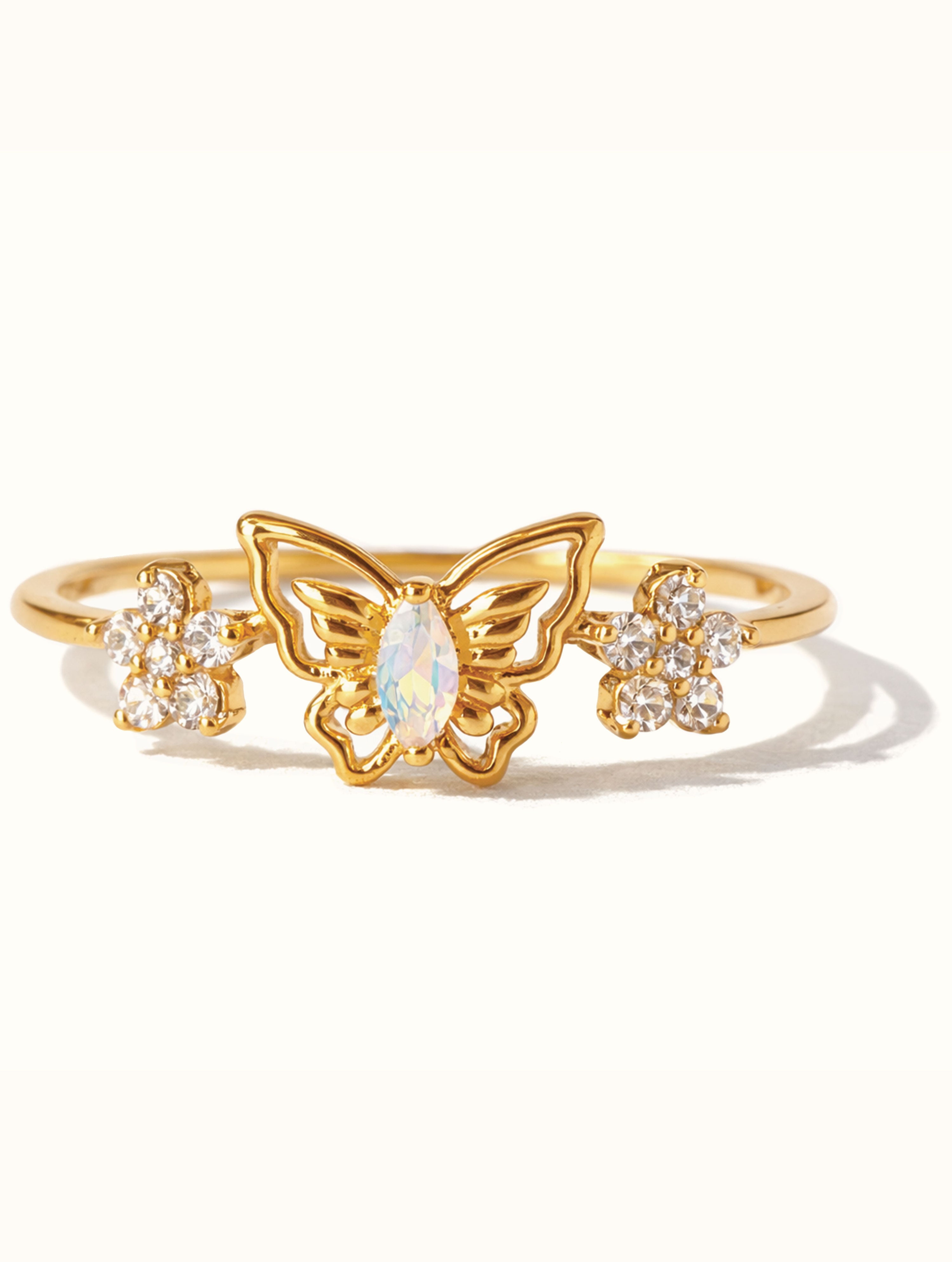 Alaia Opal Butterfly Ring