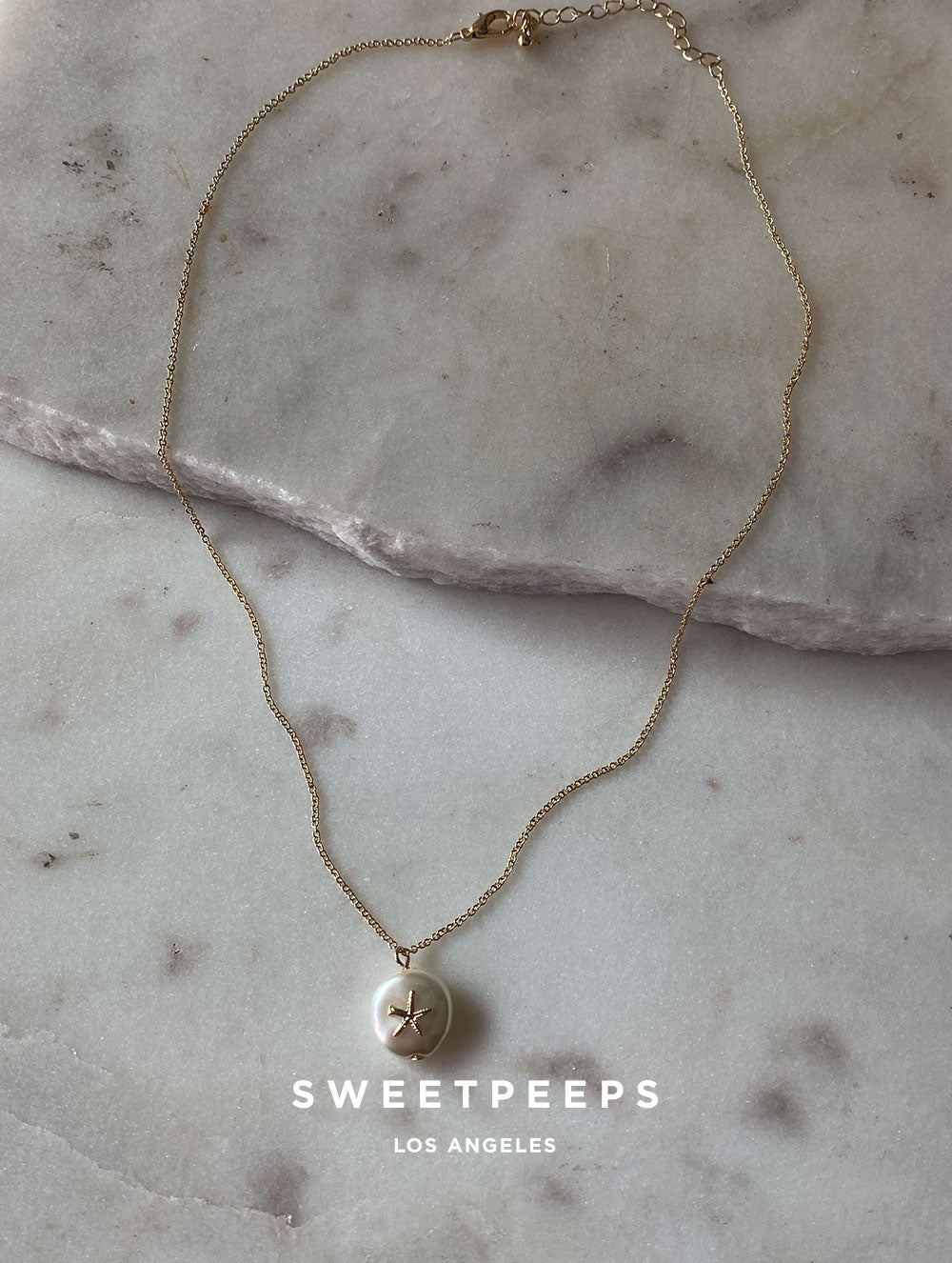 Starfish Pearl Necklace