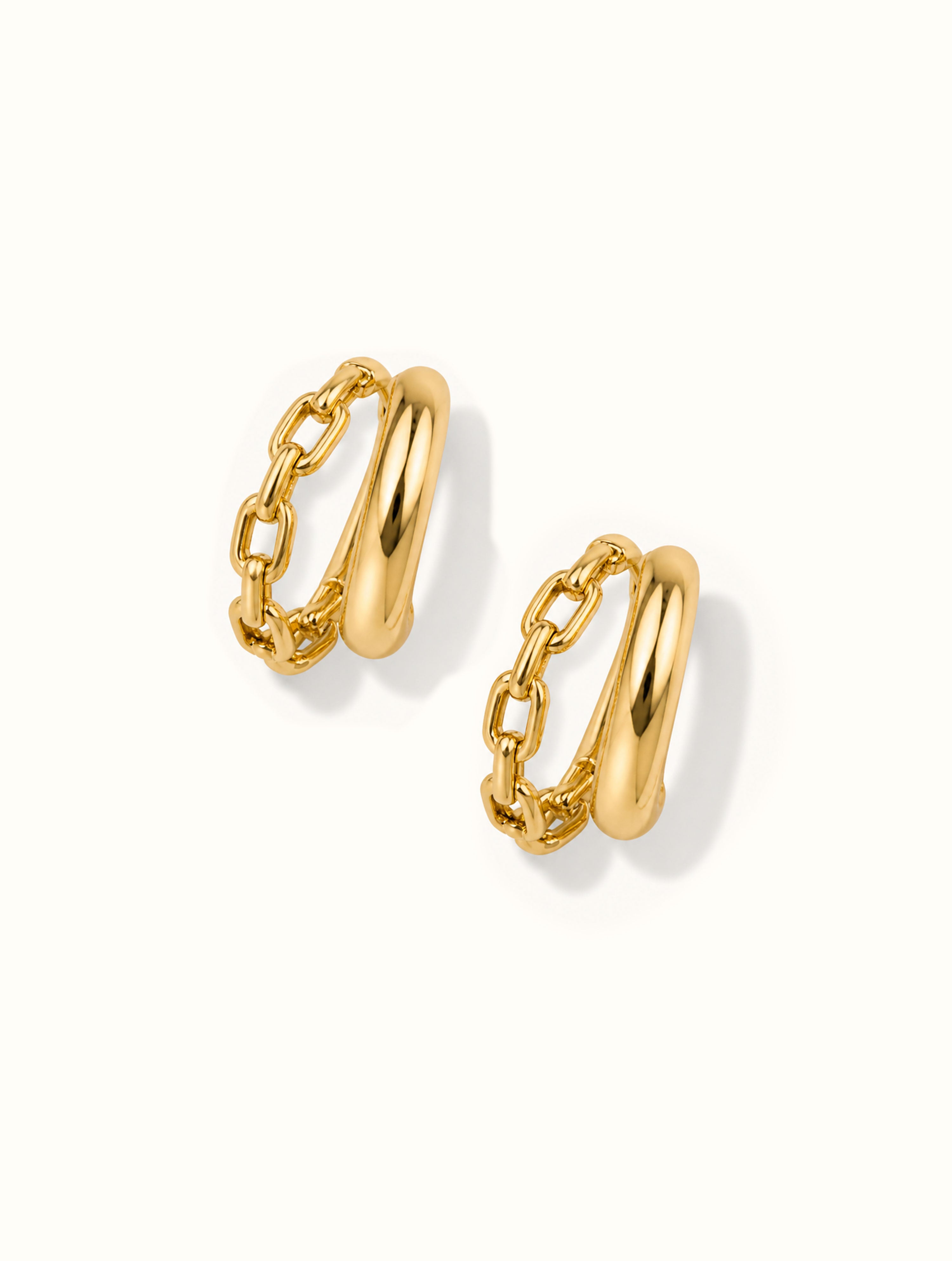 Carrie Chain Mini Hoops