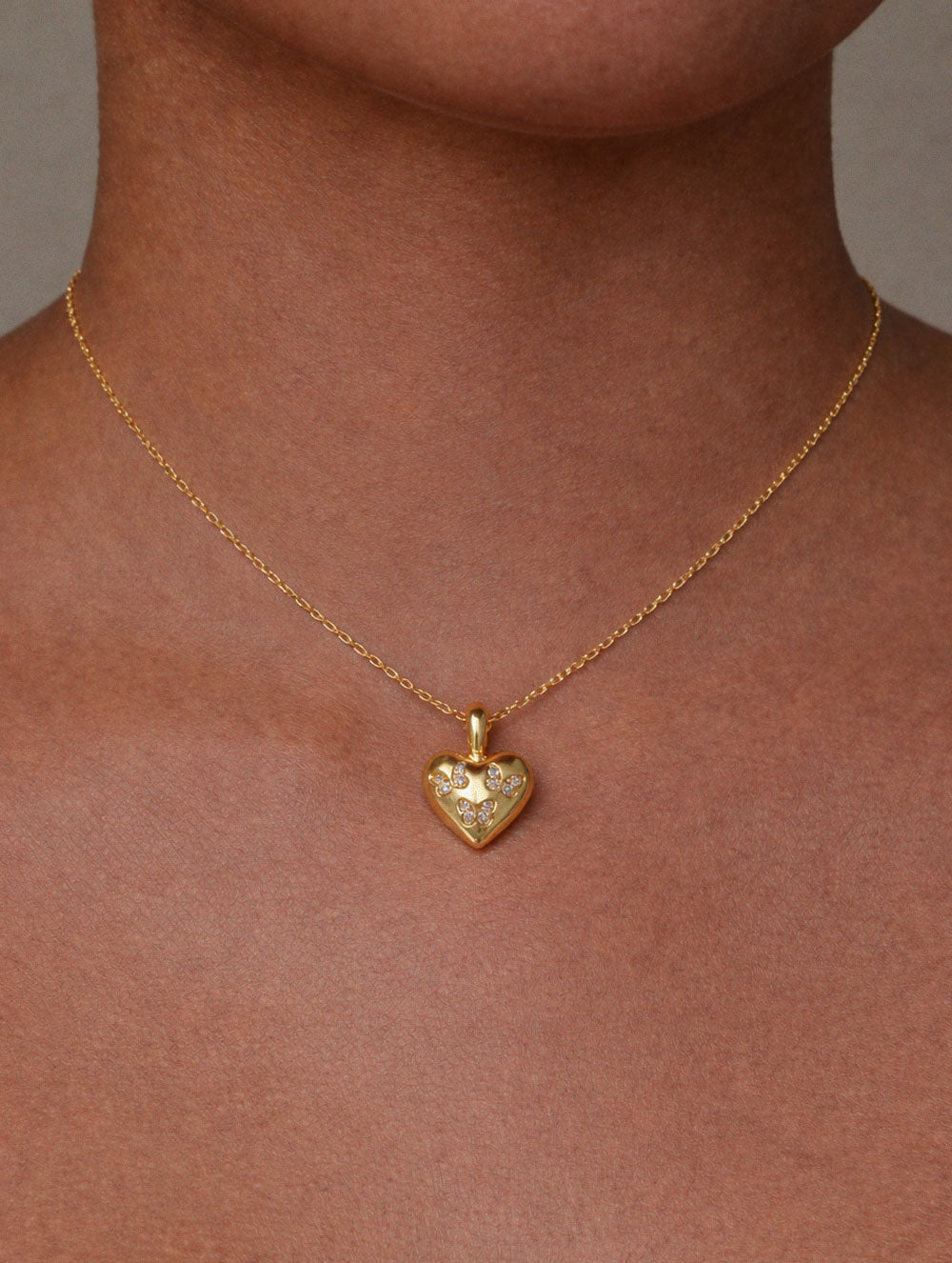 Emi Butterfly Heart Necklace