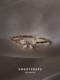 Stephanie Petite Bow Ring