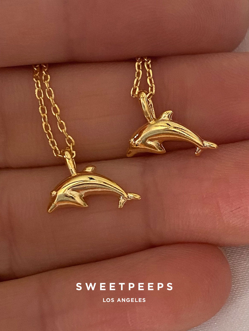 Tiny Dolphin Necklace
