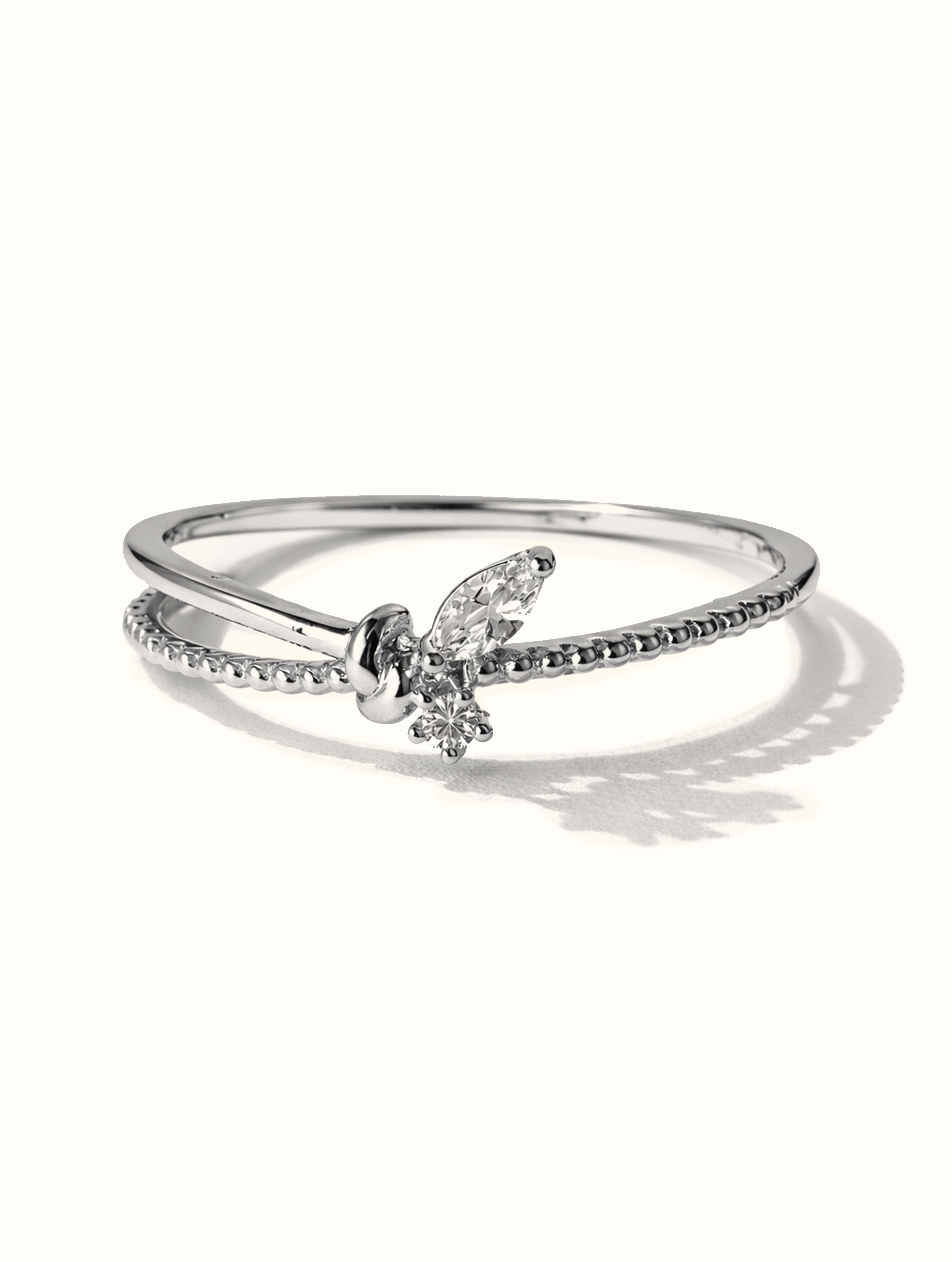 Louisa Knot Ring - Silver