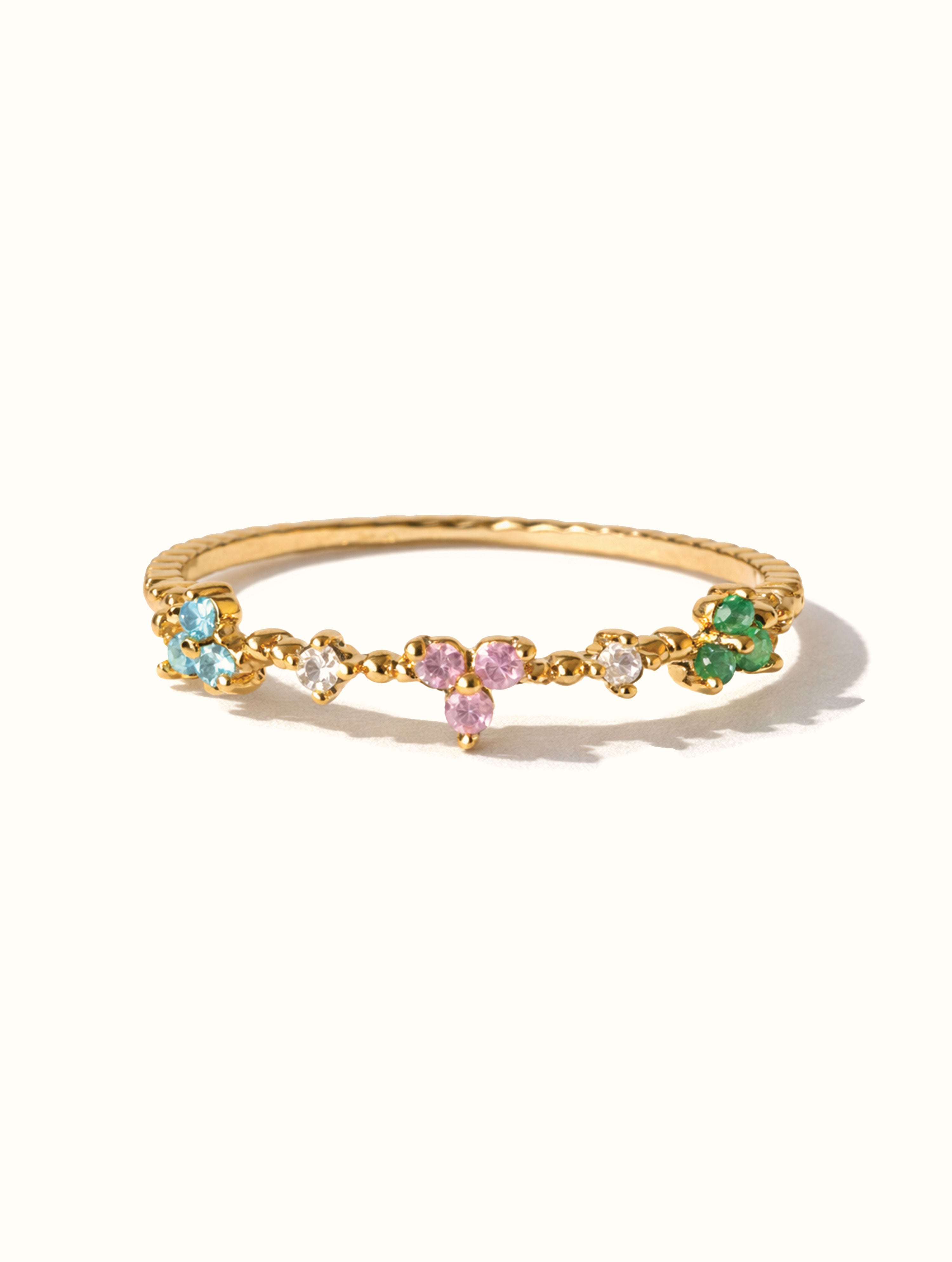 Catalina Pastel Clover Ring