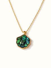 Opal Clam Necklace