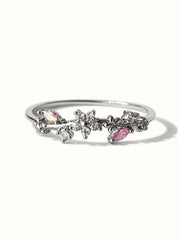 Carlisha Floral Ring - Silver