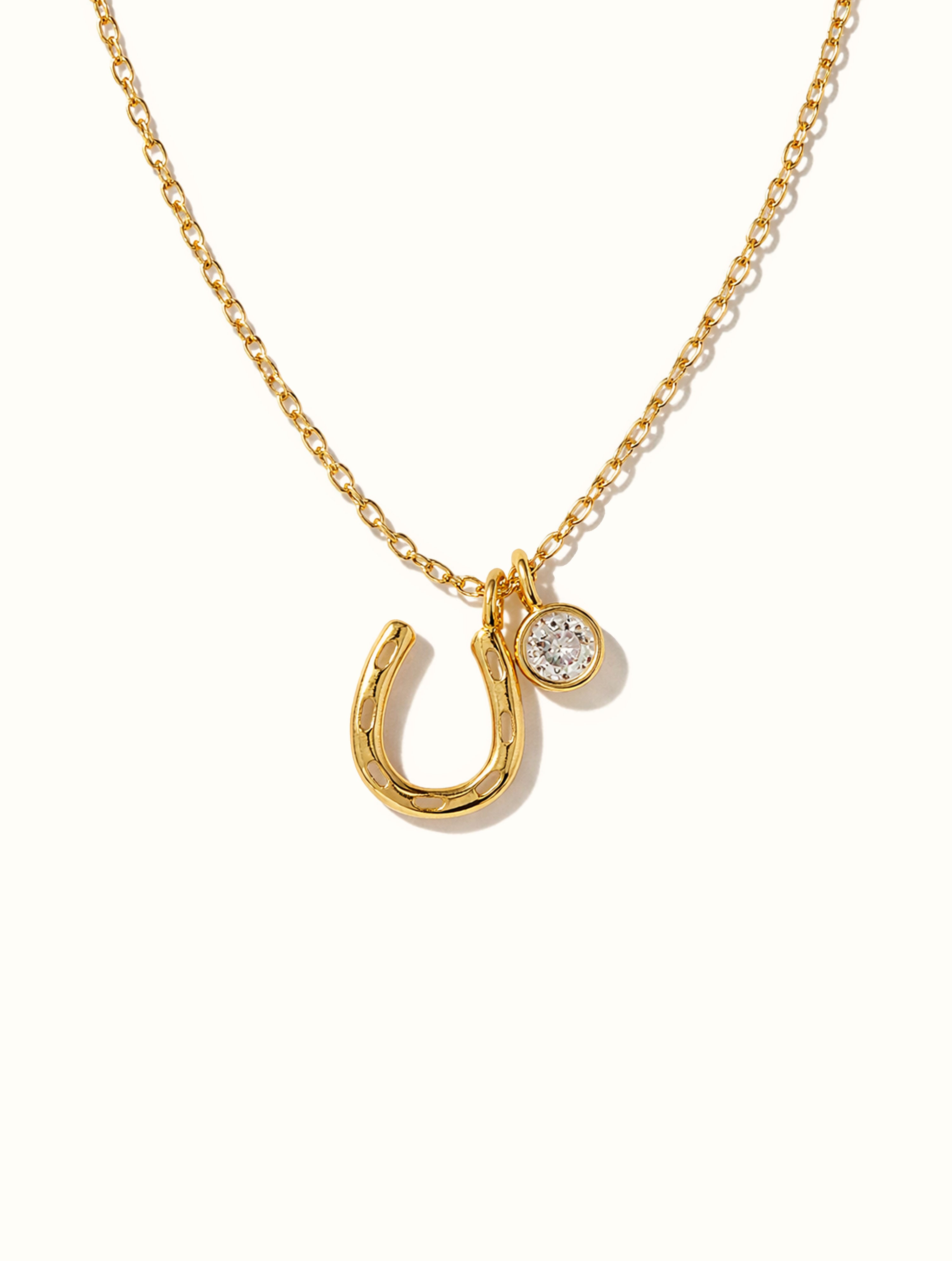 Indie Lucky Horseshoe Necklace