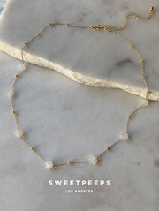 Charmaine Flower Beaded Choker