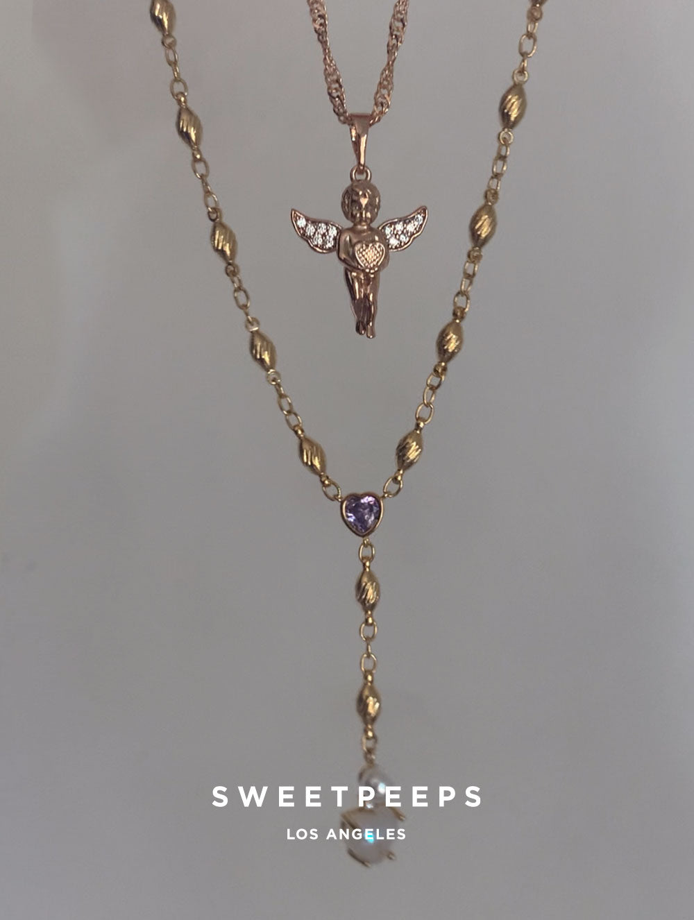 Baby Angel Pendant Necklace (P)