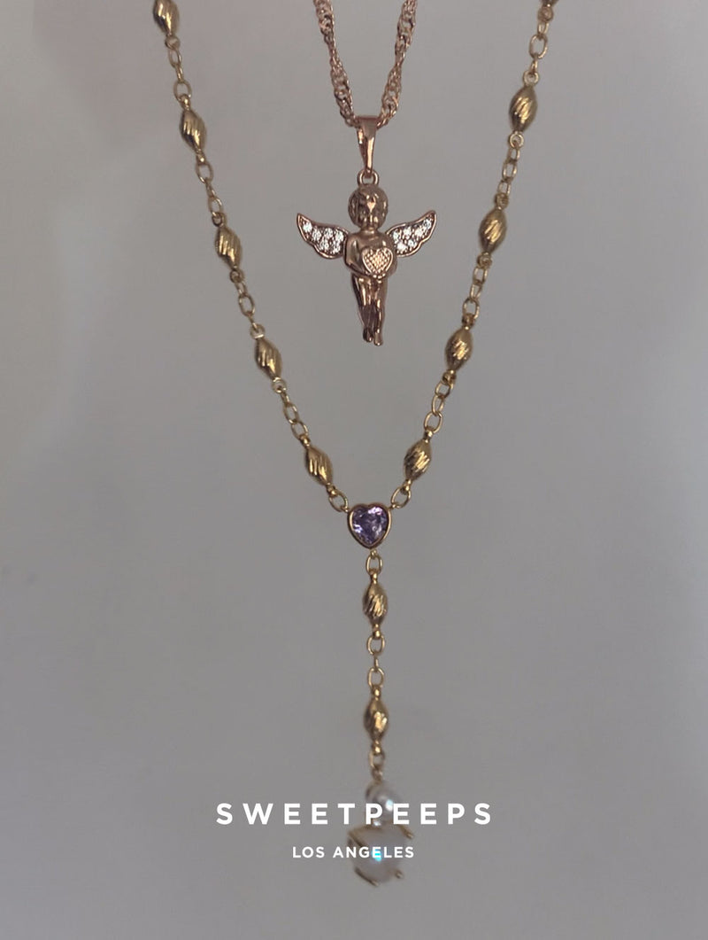 Witchcraft Heart Lariat Necklace