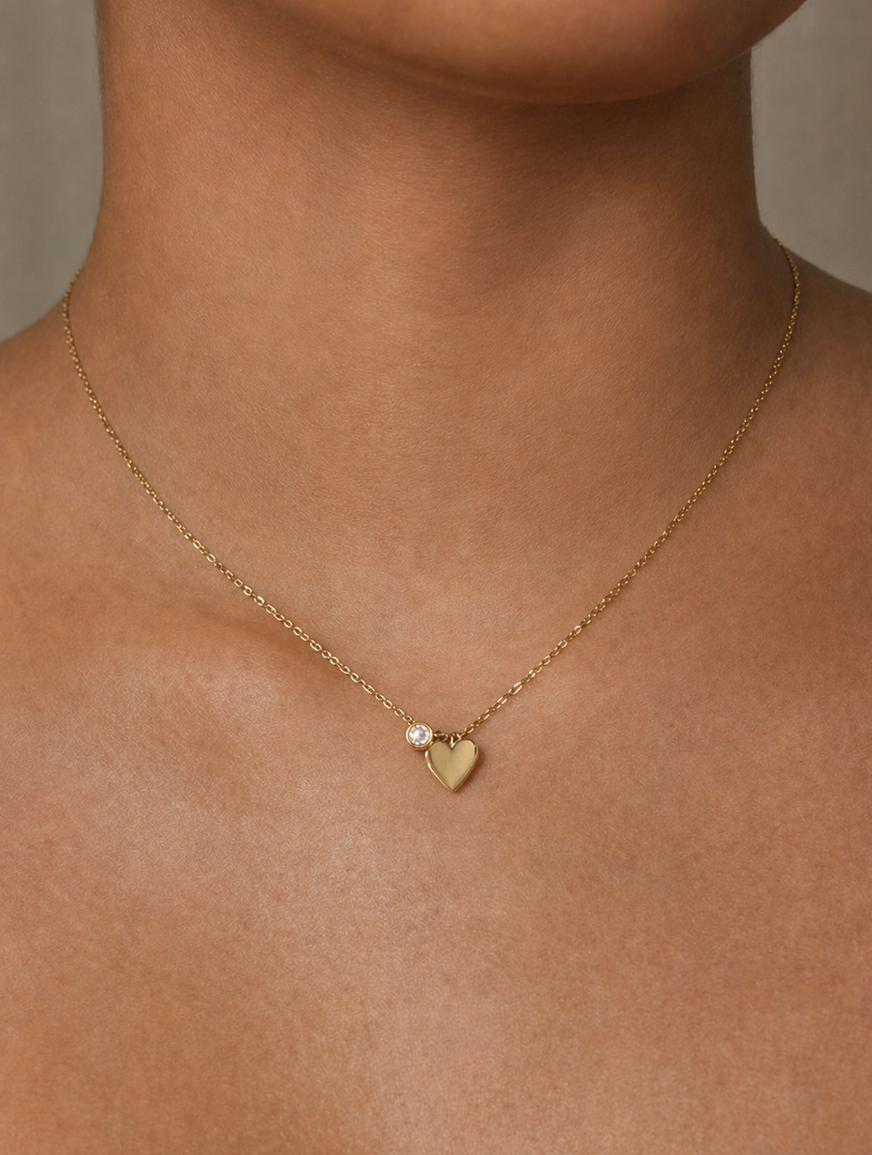 Classic Heart Charm Necklace
