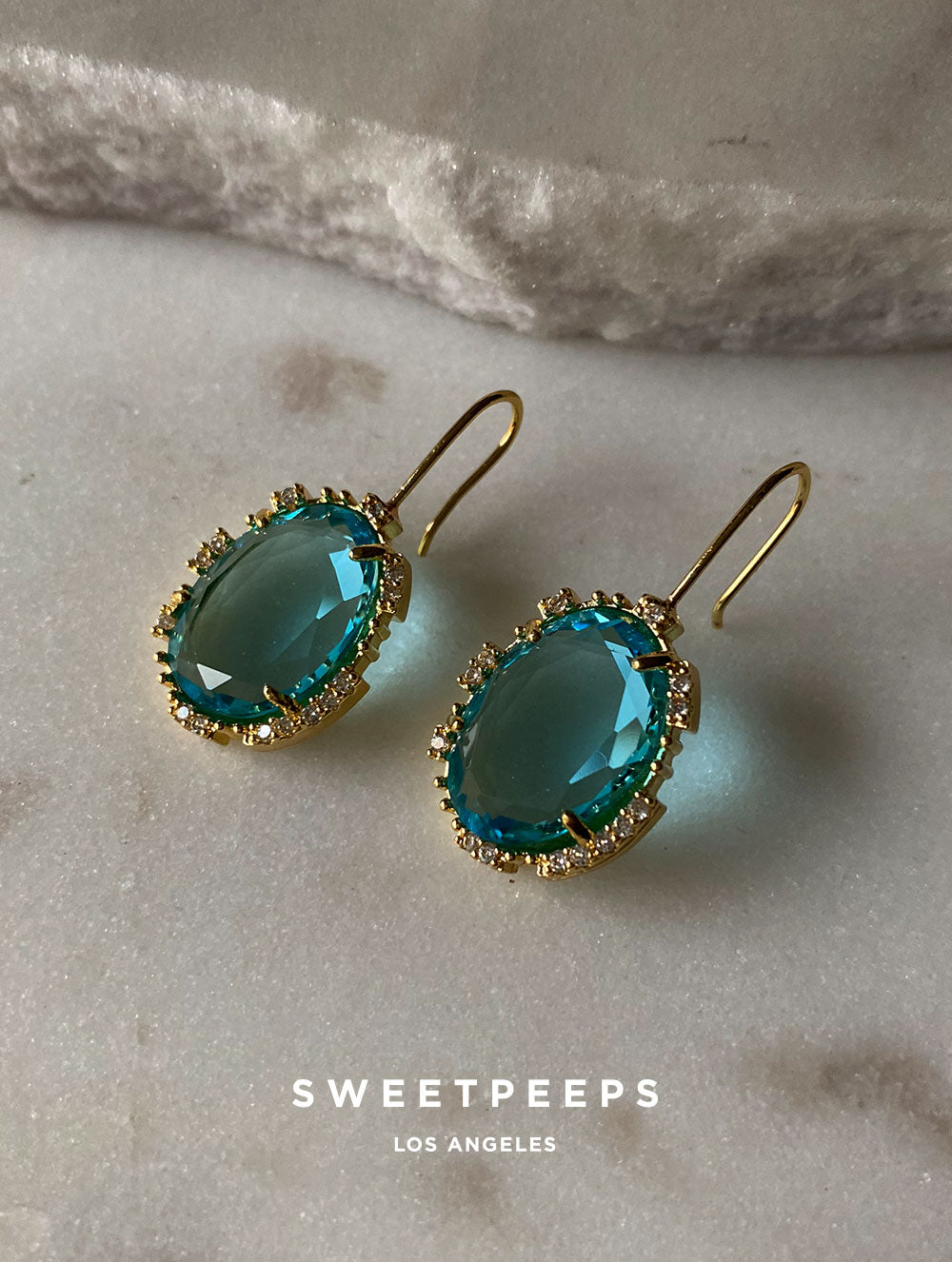 Celadon Teal Earrings