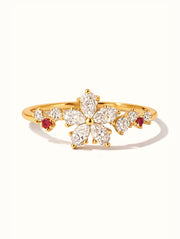 Evelyn Floral Ring
