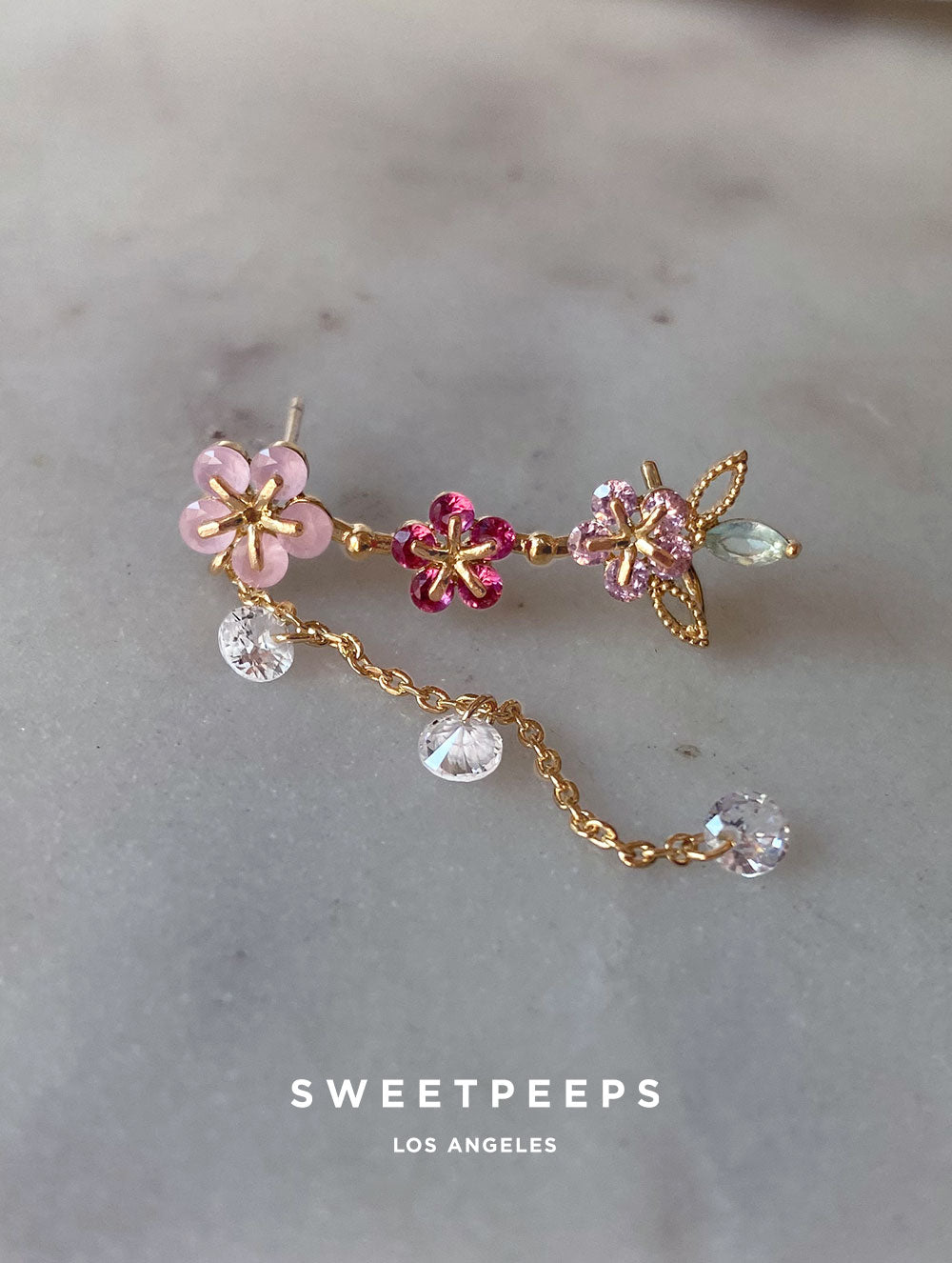 Flower Garden Ear Cuff